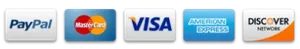 Accepted payments: PayPal, Mastercard, Visa, American Express, Discover